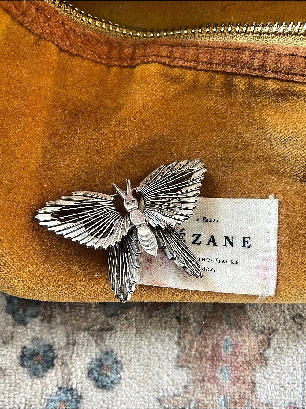 3D 925 Butterfly Brooch Sterling Silver